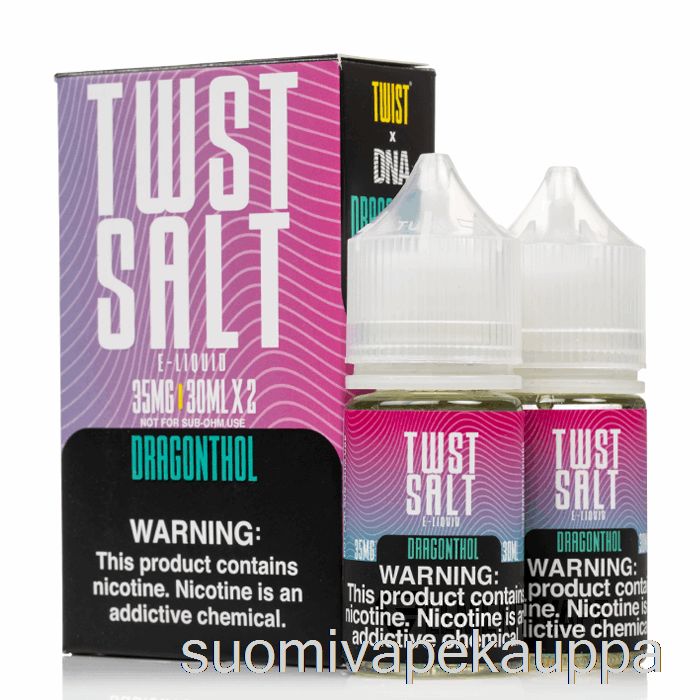 Vape Netistä Dragonthol - Twist Salt E-neste - 60ml 35mg